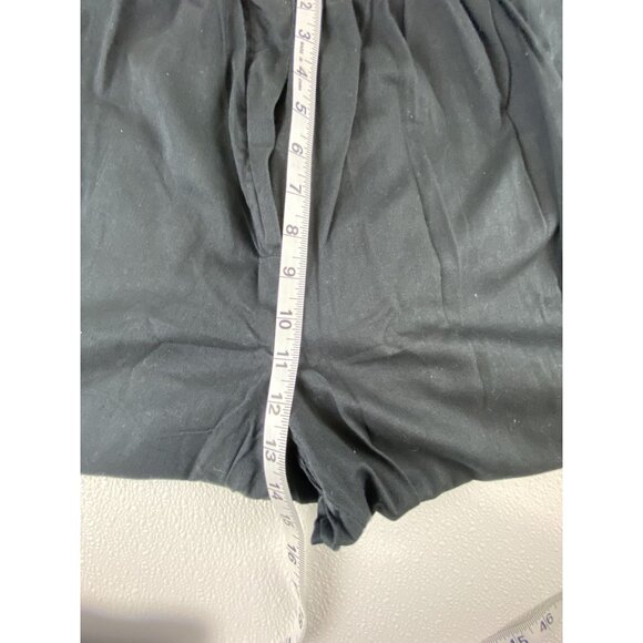 Only Necessities Black Pull On Comfy Casual Elastic Denim Pants with Pocket 26WP - Picture 6 of 7